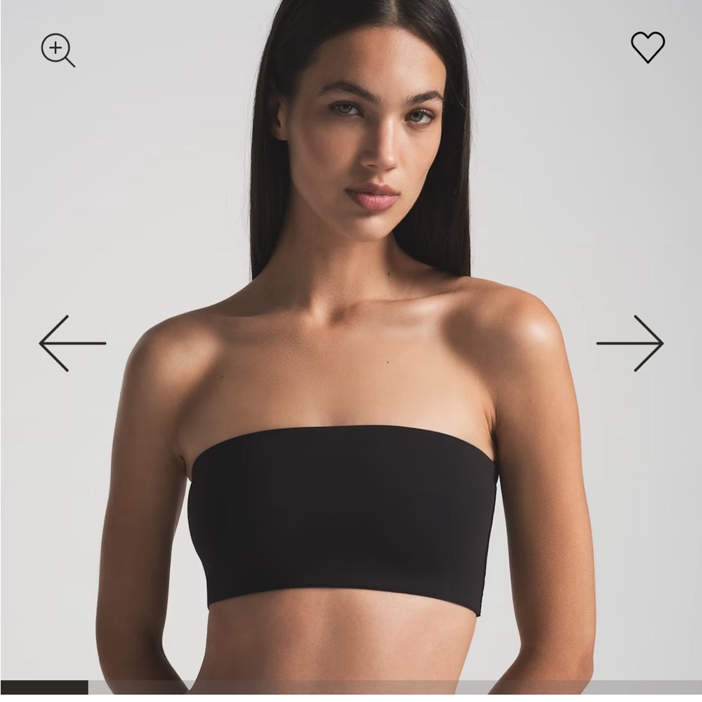 SKIMS Black Fits Everybody Bandeau Bra